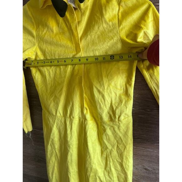 Pokemon Pikachu Boy Costume halloween size M 8-10 yrs bodysuit yellow hoodie - Picture 4 of 11